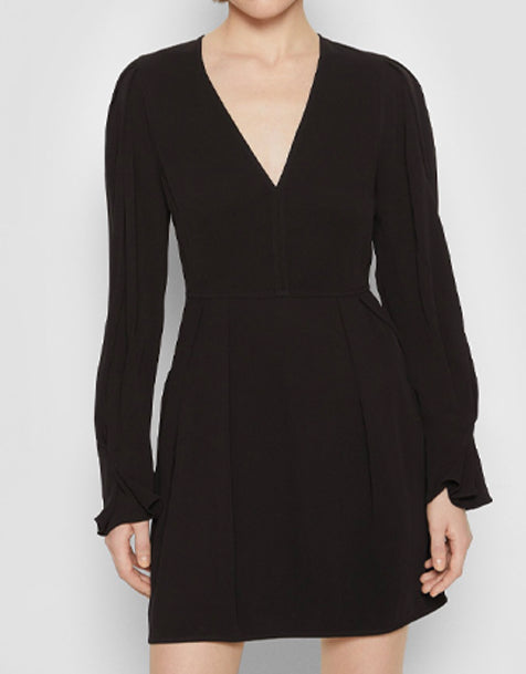 Victoria Beckham DEEP V MINIKLEID